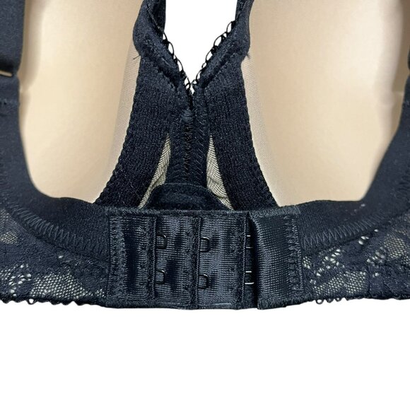 Wacoal Bra Lace Finesse Contour Full Coverage Bra Size 36C Black 853201 - Picture 4 of 6